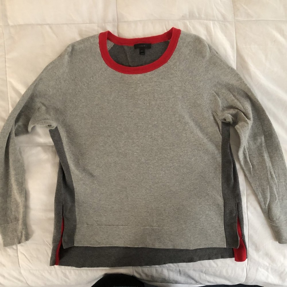 J. Crew Colorblock Sweater, Size Medium